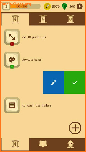 Epic to-do list: gamified task scheduler screenshot
