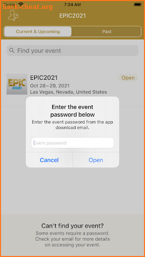 EPIC2021 screenshot