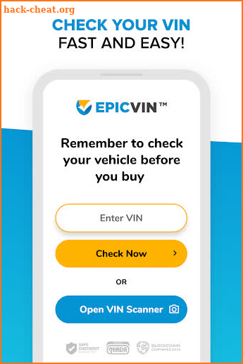 EpicVIN Vehicle History Reports screenshot