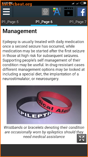 Epilepsy Info screenshot