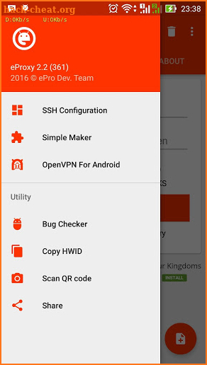 eProxy For Android screenshot