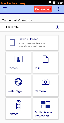 Epson iProjection screenshot