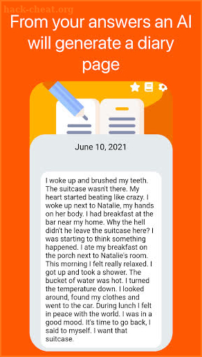 Epylogue - The self-writing diary screenshot