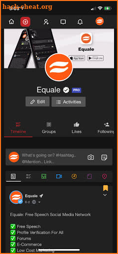 Equale screenshot