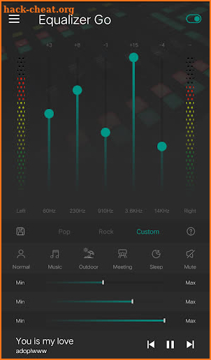 Equalizer Bass Booster Pro screenshot
