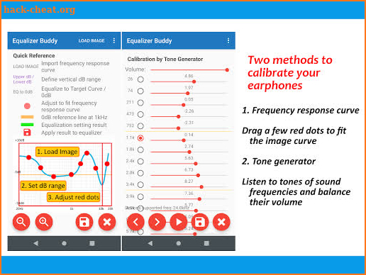 Equalizer Buddy - 20 band Headphone FR calibration screenshot