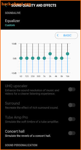 Equalizer - System Equalizer Shortcut screenshot