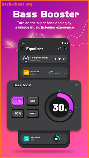 Equalizer, Volume Bass Booster screenshot
