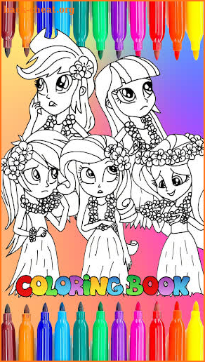 Equestria Coloring Book For Pony screenshot