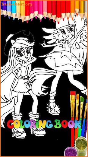 Equestria Coloring Game Pony screenshot