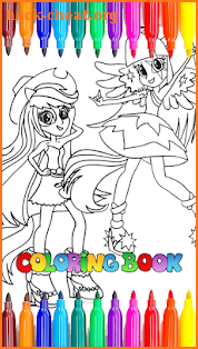 Equestria Coloring Game Pony 2018 screenshot