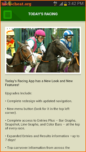 Equibase Today's Racing screenshot