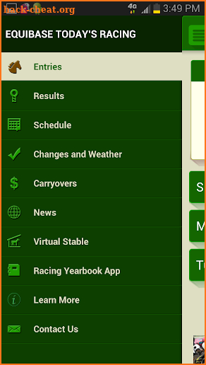 Equibase Today's Racing screenshot