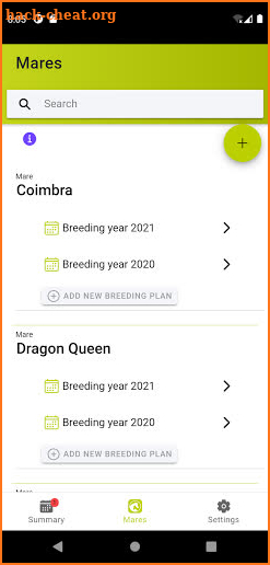Equine Breeding Planner screenshot
