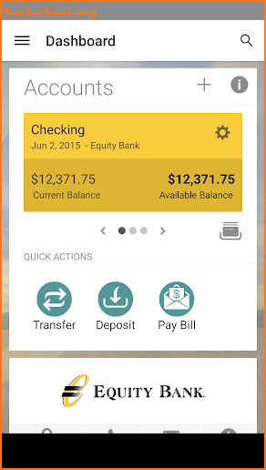 Equity Bank screenshot