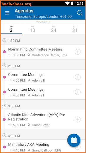 ER Conference App screenshot
