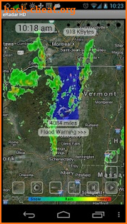 eRadar HD - NOAA weather radar and weather alerts screenshot