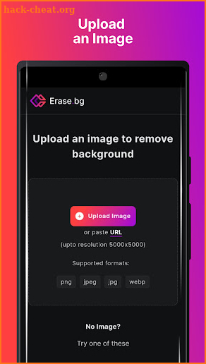 Erase.bg screenshot