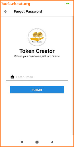 ERC20 Token Creator screenshot