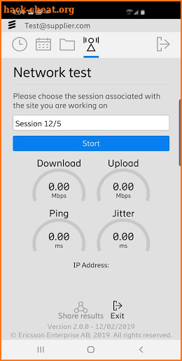 Ericsson Remote Access 2.0 screenshot