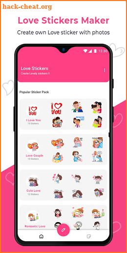 Erotic Sticker Maker : Adult love sticker screenshot