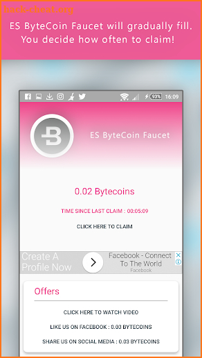ES Bytecoin Faucet : Low Withdrawal screenshot