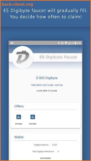 ES Digibyte Faucet : Low Withdrawal screenshot