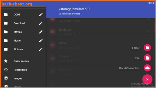 ES2 File Manager Explorer screenshot