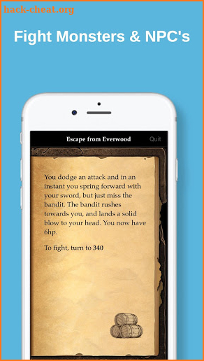 Escape From Everwood [Randomly Generated Gamebook] screenshot