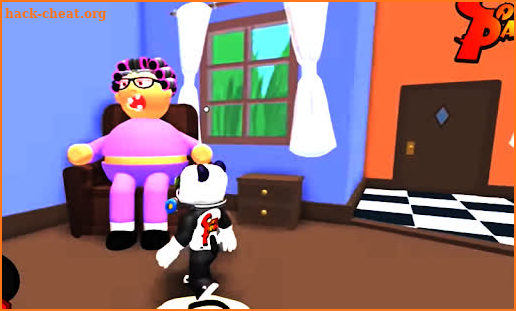 Escape Grandma's Combo Obby Panda Roblx screenshot
