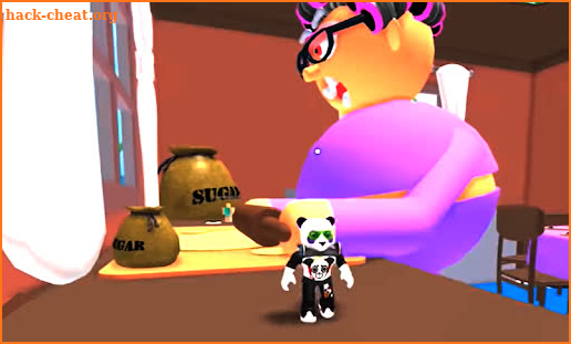 Escape Grandma's Combo Obby Panda Roblx screenshot