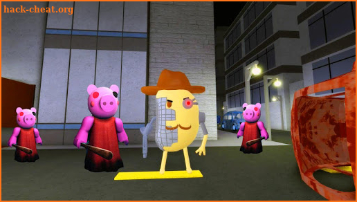 Escape Mr p piggy roblx granny house mod screenshot