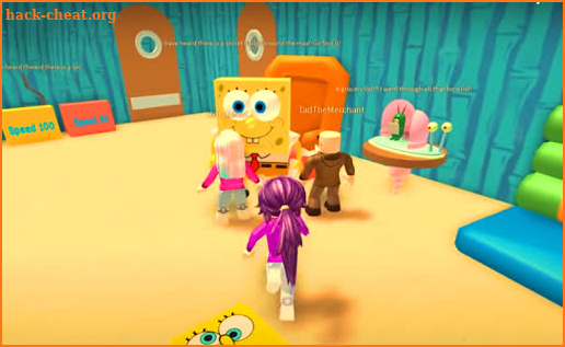 Escape Obby Sponge Roblx Mod screenshot