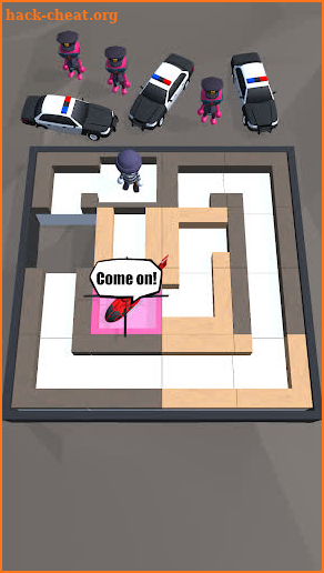 Escape The Thief slide puzzle screenshot