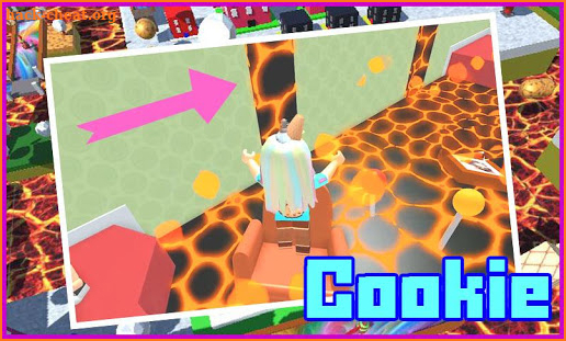 Escaper Cookie Swirl - Robloxe Obby LavaLand Mod screenshot
