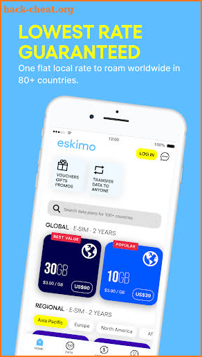 Eskimo: eSIM Global Data screenshot