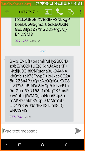 ESME - Secure your SMS. screenshot