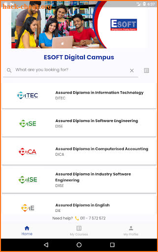 ESOFT Digital Campus screenshot