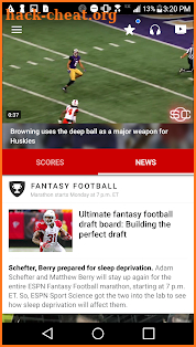 ESPN screenshot