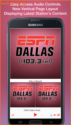 ESPN Dallas Radio screenshot
