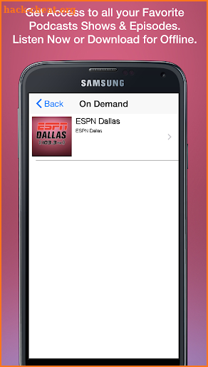 ESPN Dallas Radio screenshot