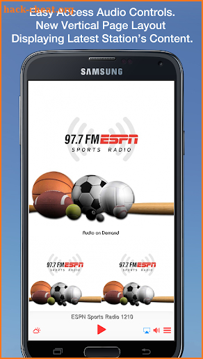 ESPN Sports Radio 97.7/1210 screenshot