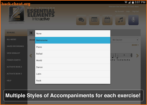 Essential Elements Interactive - BETA screenshot