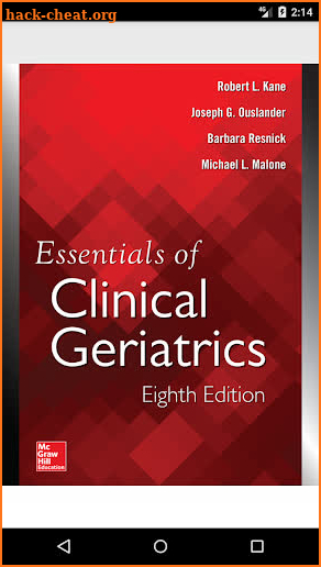 Essentials of Clinical Geriatrics, Eighth Edition screenshot