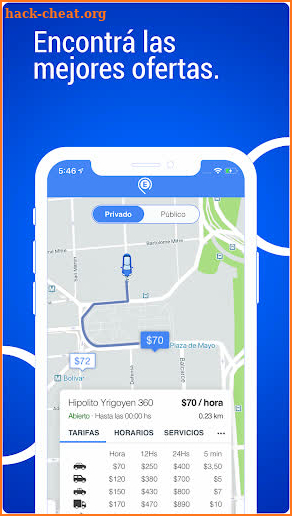 Estaciona – Busca, compara y paga estacionamiento. screenshot