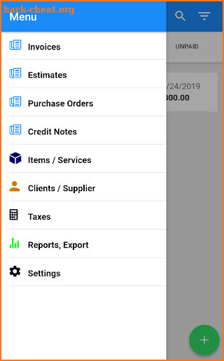 Estimate & Purchase Order screenshot