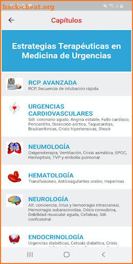 Estrategias en Urgencias screenshot