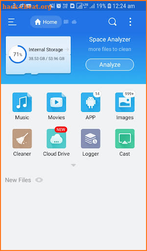 Estrongs File Explorer screenshot