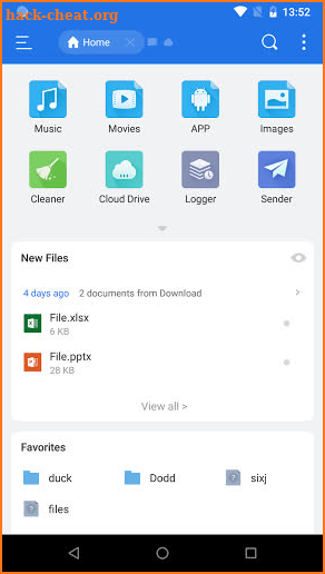 EStrongs file explorer | file manager screenshot