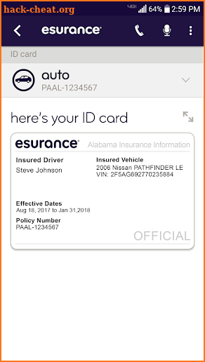 Esurance Mobile screenshot